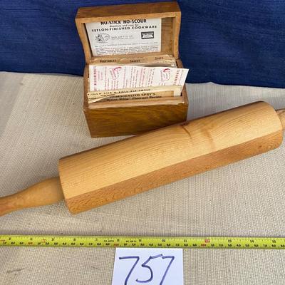 Vintage Recipes and Rolling Pin
