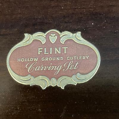 Vintage Flint Carving Set