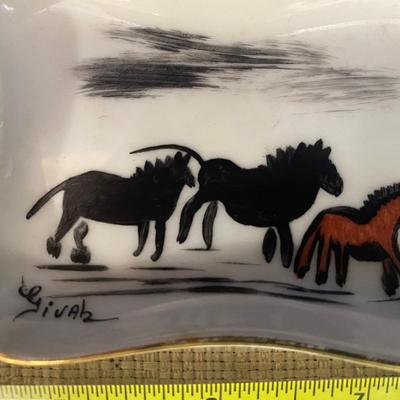 Vintage Small Hand Painted Trinket Dishes