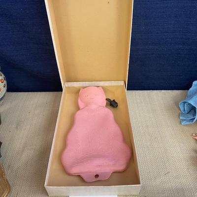 Vintage Kidâ€™s Cat Hot Water Bottle