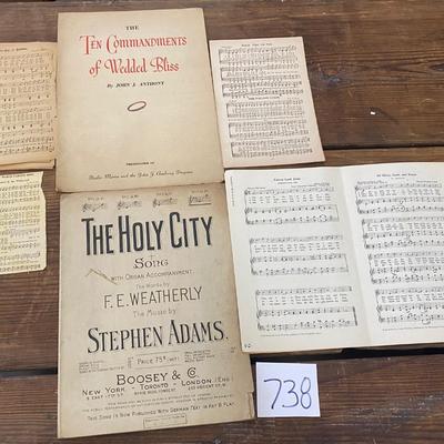 Vintage Sheet Music