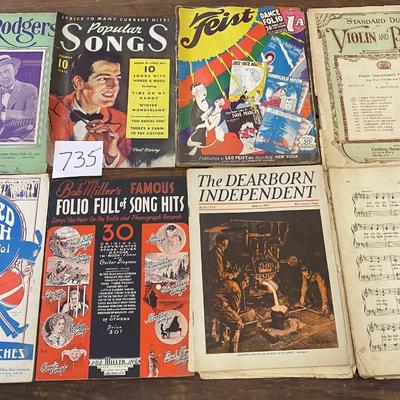 Vintage Sheet Music