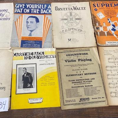 Vintage Sheet Music