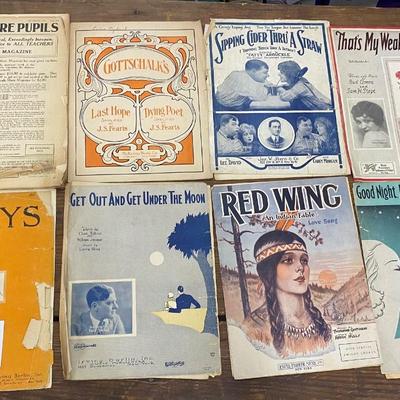 Vintage Sheet Music