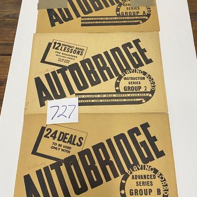 Vintage Auto Bridge Sheets