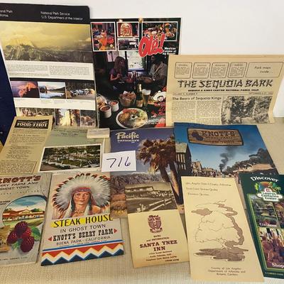 Vintage California Brochures