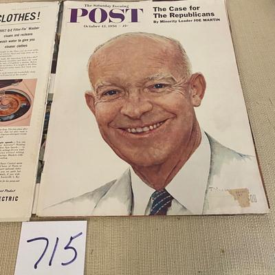 Norman Rockwell Album Of Post Magazines