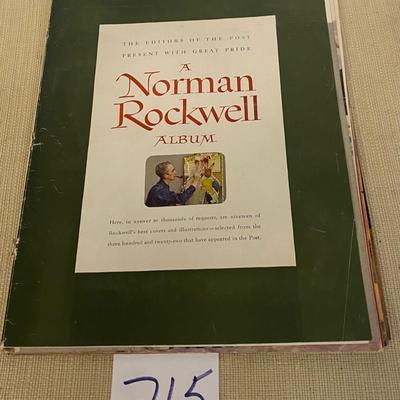 Norman Rockwell Album Of Post Magazines