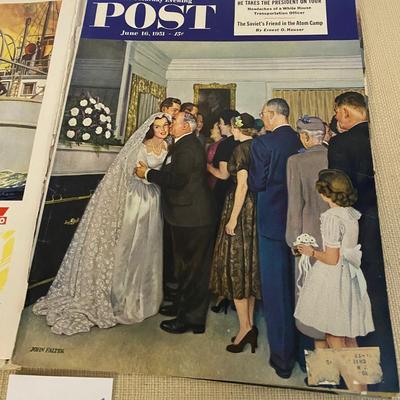 Norman Rockwell Album Of Post Magazines