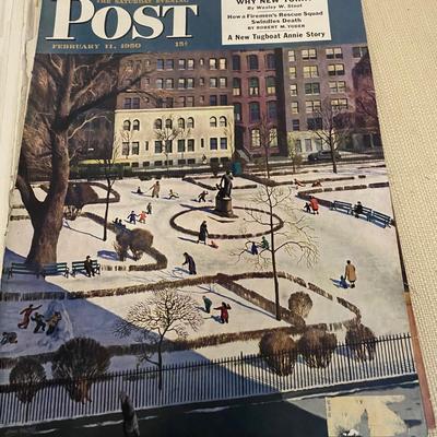 Norman Rockwell Album Of Post Magazines