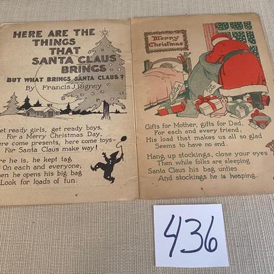 Vintage Christmas Advertising Book