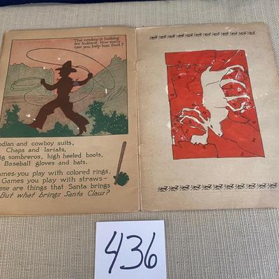 Vintage Christmas Advertising Book