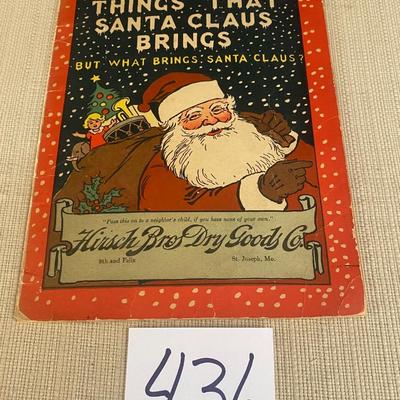 Vintage Christmas Advertising Book