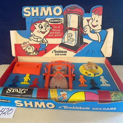 Vintage Remco Shmo Tumblebum Dice Game