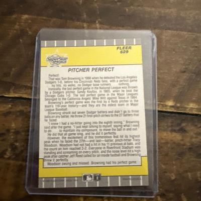 Tom Browning Autograph Perfect Game
