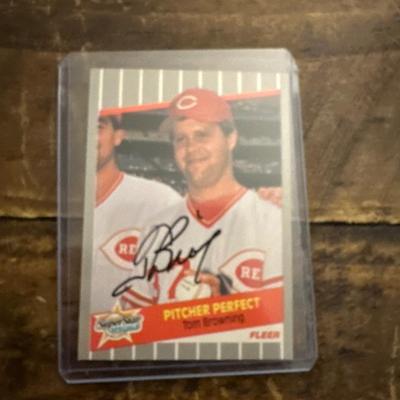 Tom Browning Autograph Perfect Game