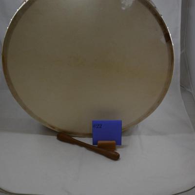 18"x3.5" BODHRAN Drum with Beater