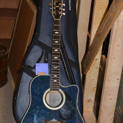 Esteban "Starlight" Electric Acoustic Guitar with Case, Working