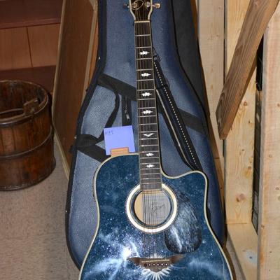 Esteban "Starlight" Electric Acoustic Guitar with Case, Working
