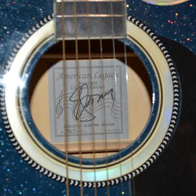 Esteban "Starlight" Electric Acoustic Guitar with Case, Working
