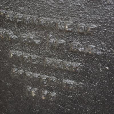 Cast Iron Reproduction 1820 Fire Mark