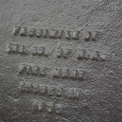 Cast Iron Reproduction 1820 Fire Mark