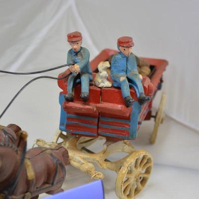Vintage Cast Iron Beer Wagon