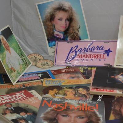 Lot of Barbara Mandrell Memorabilia
