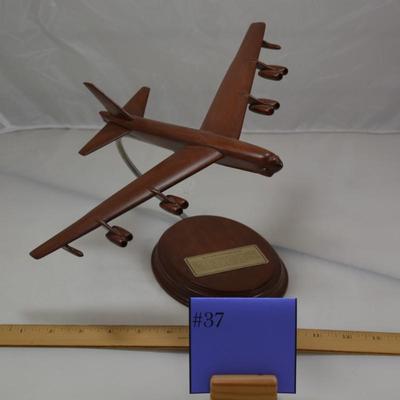 Wooden B-52 Stratofortress Display