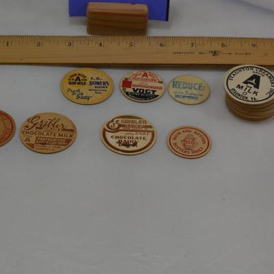 Lot of Vintage Milk Bottle Caps
