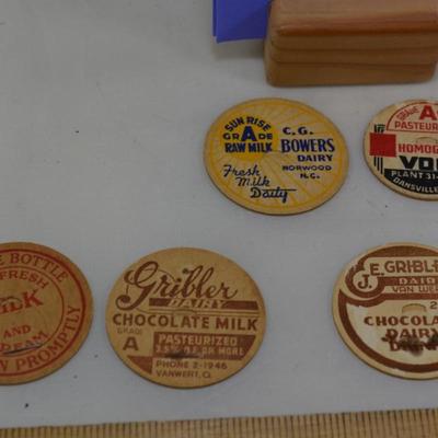 Lot of Vintage Milk Bottle Caps
