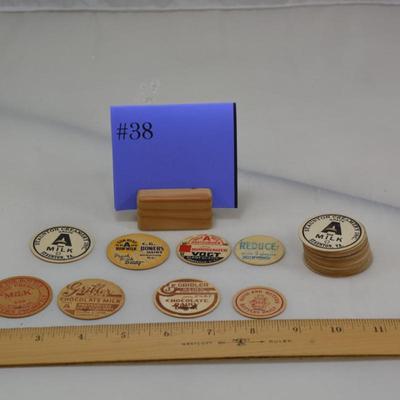Lot of Vintage Milk Bottle Caps