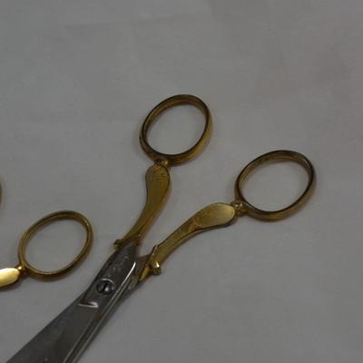 Set of Vintage GERMAN Grooming Scissors with Sheath