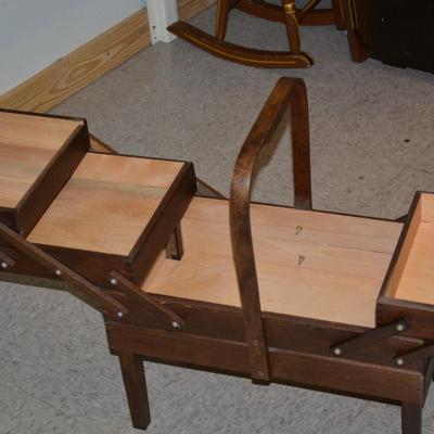 Vintage 3 Tier Sewing Stand, ROMANIA