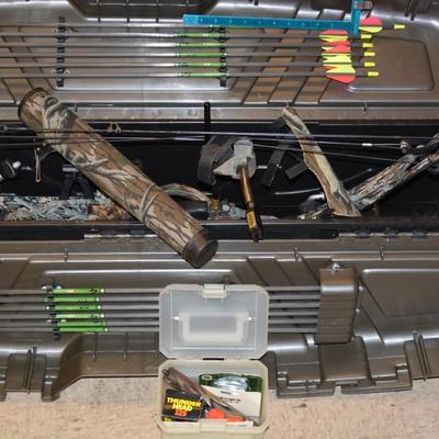 GameSport Fire Flite Compound Bow with Case, Accessories