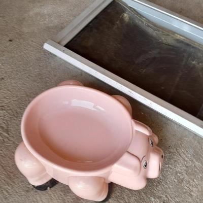 PetSafe Dog door replacement and Pig pet bowl
