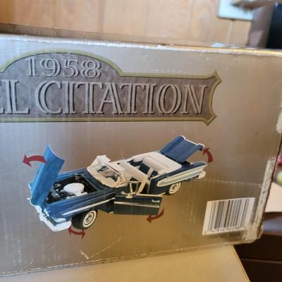 Edsel Citation and Other Die Cast Cars (O-DW)