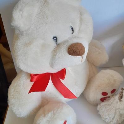 Assortment of plush animals