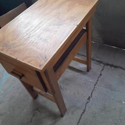 Deep drawered end table