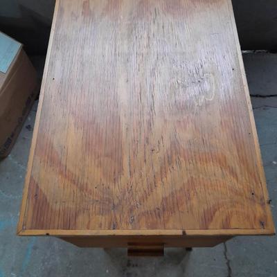 Deep drawered end table
