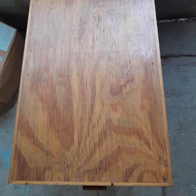 Deep drawered end table