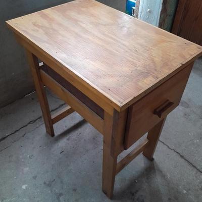 Deep drawered end table