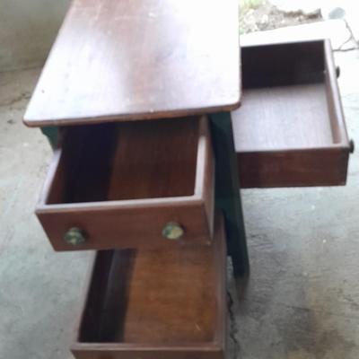 Unique "Puzzle" drawered end table