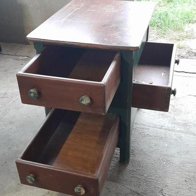 Unique "Puzzle" drawered end table