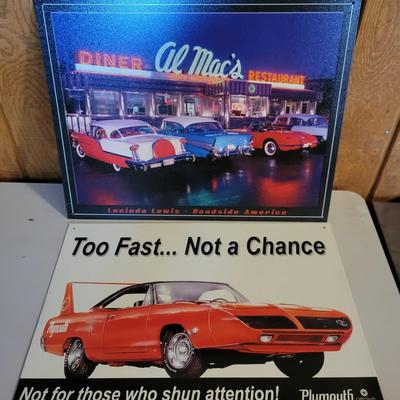 Collectible Metal Car Signs (O-DW)