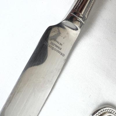 1074 Reed & Barton Richmond, Elegant Bead, Hamilton, English Gentry Stainless Flatware