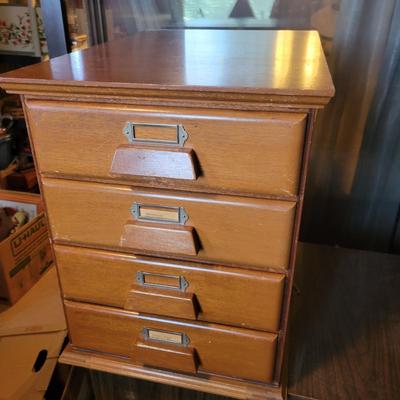 Pair of Wooden Apothecary Cabinets (O-DW)