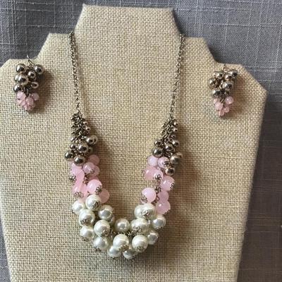 NRT Necklace Earrings Set