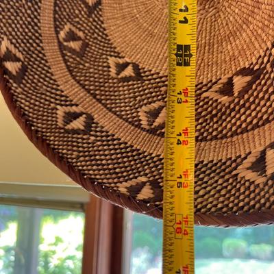 Vintage Nigerian Hausa Handwoven Basket