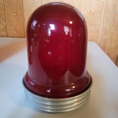 Vintage Glass & Ceramic Insulators & Two Red Indicator Globes (O-DW)